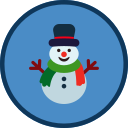 muñeco de nieve icon