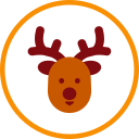 reno de navidad icon