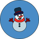 muñeco de nieve icon