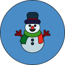 muñeco de nieve icon