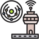 control de tráfico aéreo icon