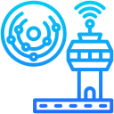 control de tráfico aéreo icon