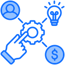 asignación de recursos icon