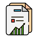 informe financiero icon