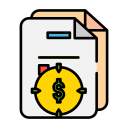 informe financiero icon