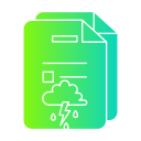 informe meteorológico icon