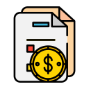 informe financiero icon