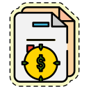 informe financiero icon