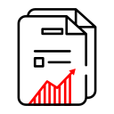 informe financiero icon