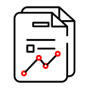 informe financiero icon