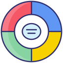 gráfico circular icon