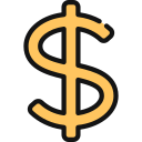 signo de dólar icon