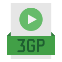 archivo 3gp icon