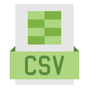 archivo csv icon