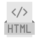 archivo html icon