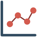 gráfico de dispersión icon