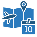 itinerario de viaje icon