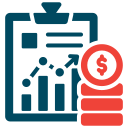 planificación financiera icon