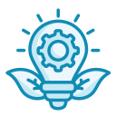 innovación verde icon