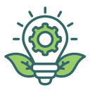 innovación verde icon