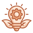 innovación verde icon