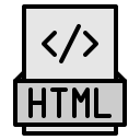 archivo html icon