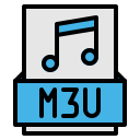 archivo m3u icon