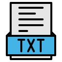 archivo txt icon