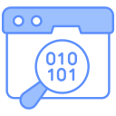 código binario icon