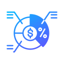 ratio financiero icon