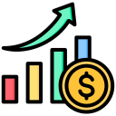 crecimiento empresarial icon