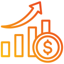 crecimiento empresarial icon