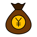 yen japonés icon