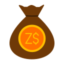 dólar de zimbabwe icon