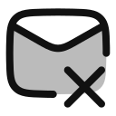 eliminar correo icon