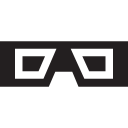 Gafas 3d icon