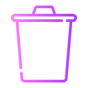 cubo de basura icon