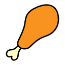 pierna de pollo icon