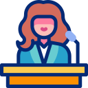 mujer animated icon