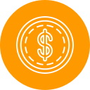 dólar de neón icon