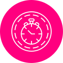 reloj de neón icon