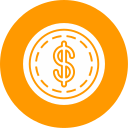 dólar de neón icon