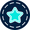 estrella de neón icon