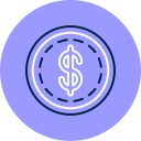 dólar de neón icon