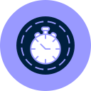 reloj de neón icon