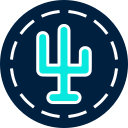 cactus neón icon