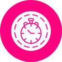 reloj de neón icon