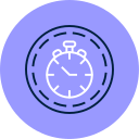 reloj de neón icon