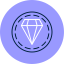 diamante de neón icon