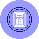 calculadora de neón icon